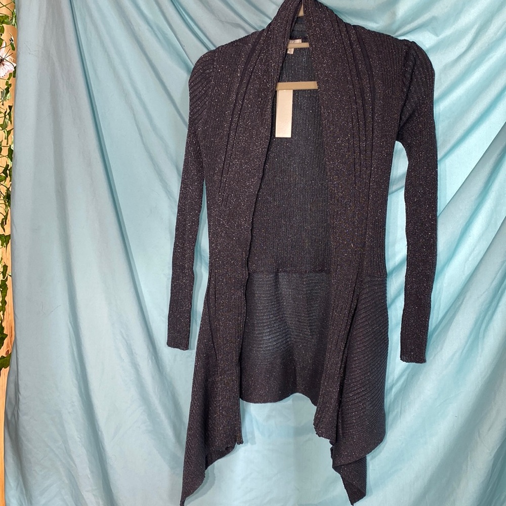 NWT subtle sparkle cardigan size S